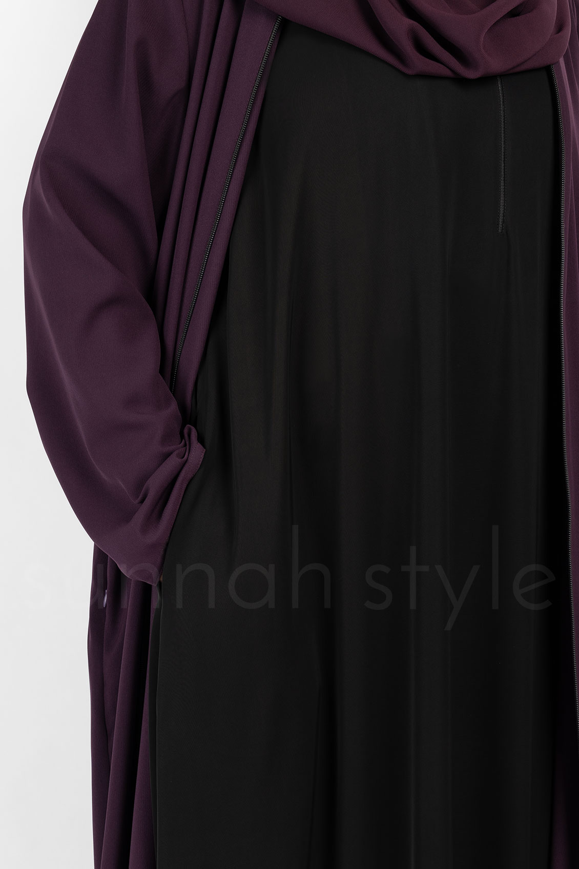 Sunnah Style Essentials Sleeveless Abaya Black